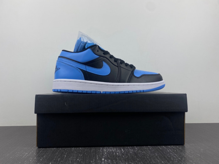Air Jordan 1 Low Black University Blue 553558-041
