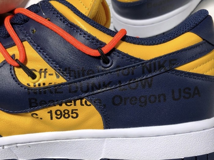 Nike Dunk Low OW Michigan - CT0856-700