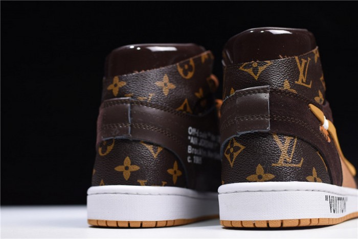 l**is V*t*n x ow x air jordan 1 customs mens aq0818-202