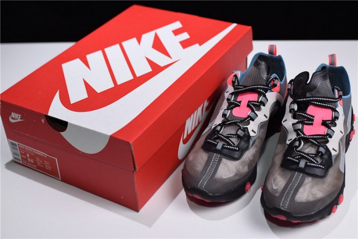 Nike React Element 87 Blue Chill Solar Red AQ1090-006