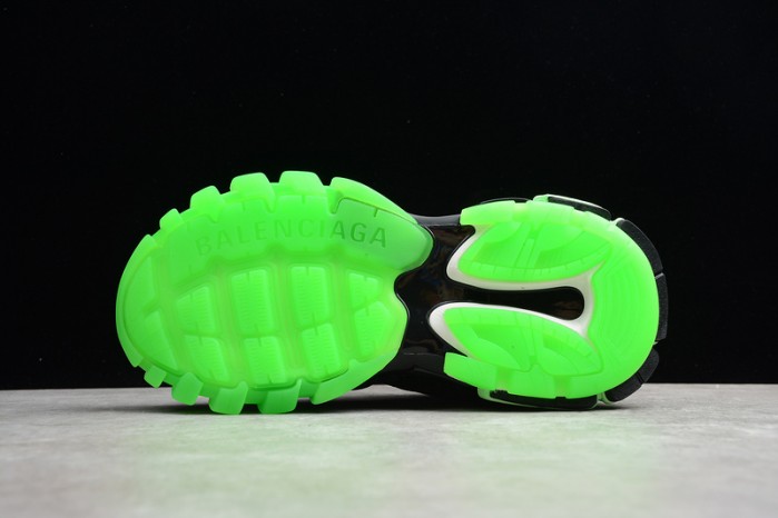 BL SNEAKER TESS.S.GOMMA BLACK FLUORESCENT GREEN 542023 W1GB8 5480