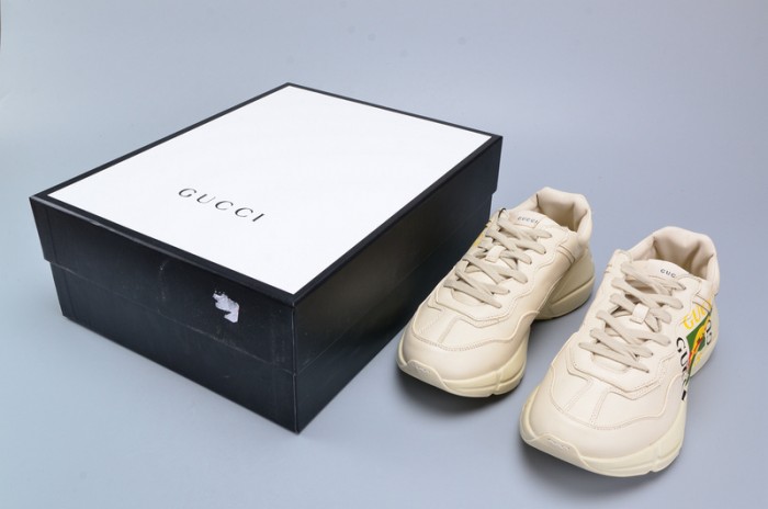 G*u*i rhyton vintage trainer sneaker mens 500878 drw00 9522