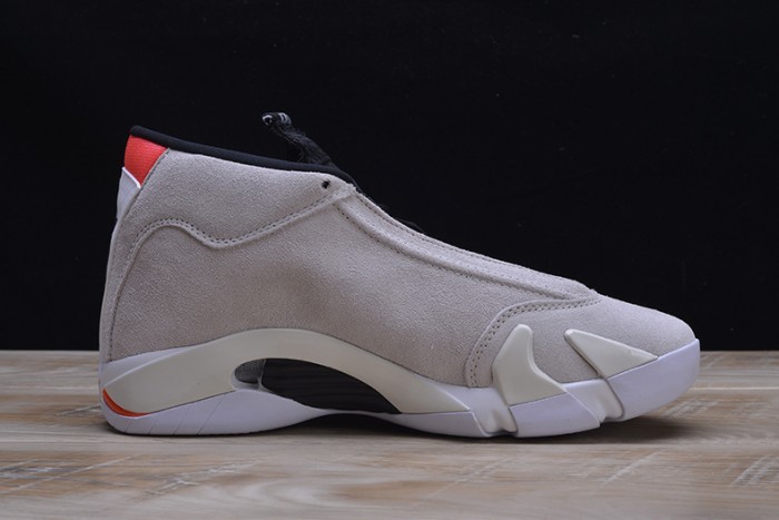 AIR JORDAN 14 RETRO "DESERT SAND" black/ white mens 487471-021