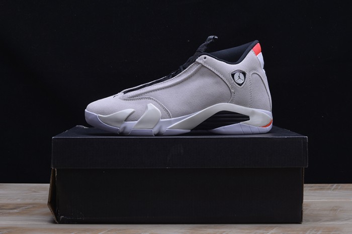 AIR JORDAN 14 RETRO "DESERT SAND" black/ white mens 487471-021