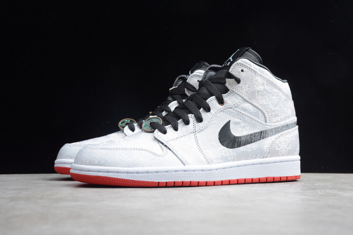 Air Jordan 1 Mid "Clot - Fearless" - CU2804-100