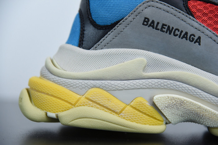 BL TRIPLE S TRAINERS CLEAR SOLE BLUE ADN RED 541624 W09O1 2120