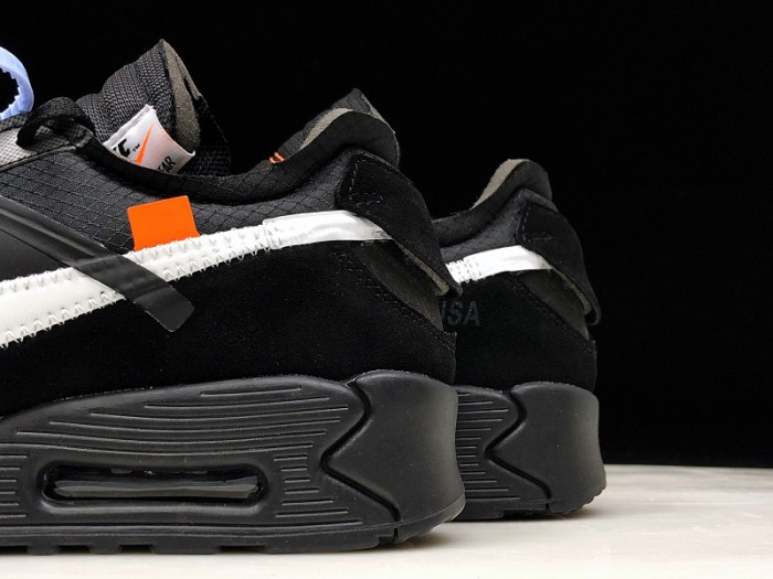 OW Nike Air Max 90 Black Cone White AA7293-001