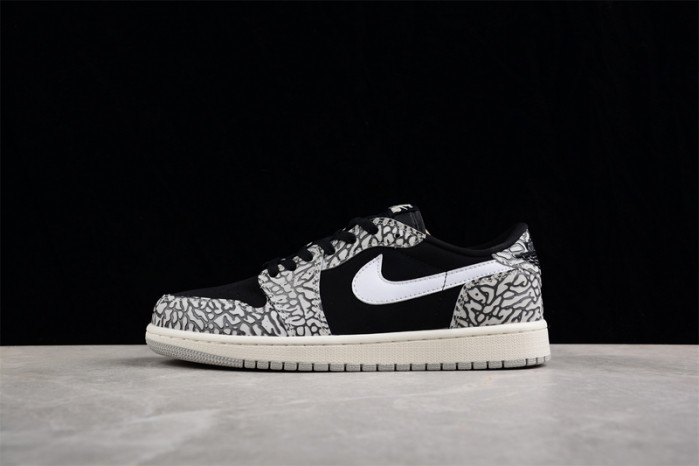 AIR JORDAN 1 RETRO LOW OG ''BLACK CEMENT'' CZ0790-001