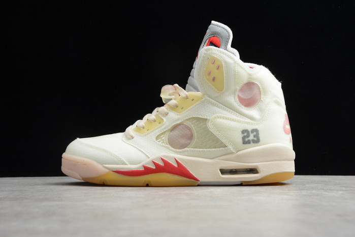 OW Air Jordan 5 SP cream white CT8480-002