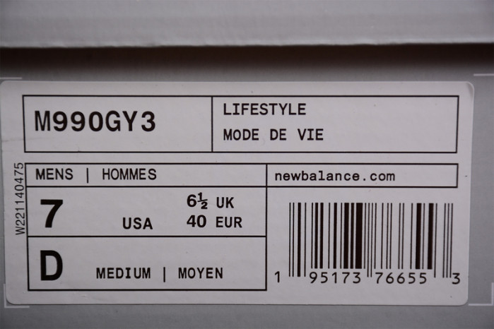 New Balance 990 M990GY3
