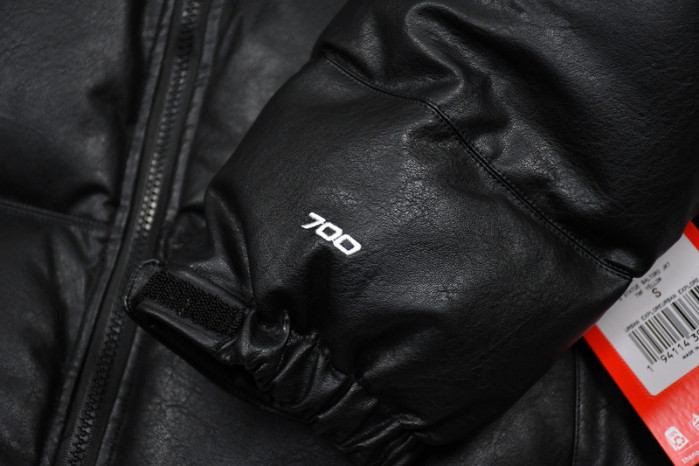 S*p*e x the n0*h f**e 17fw leather nuptse jacket