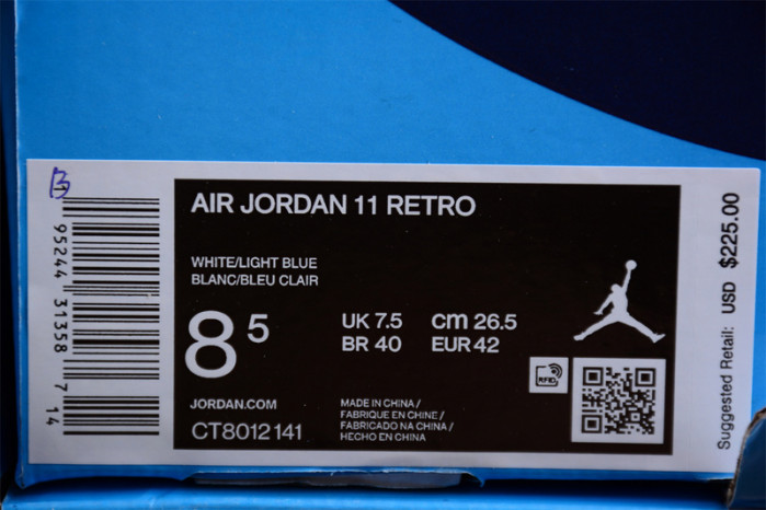 Air Jordan 11 High Retro Magnolia CT8012-141