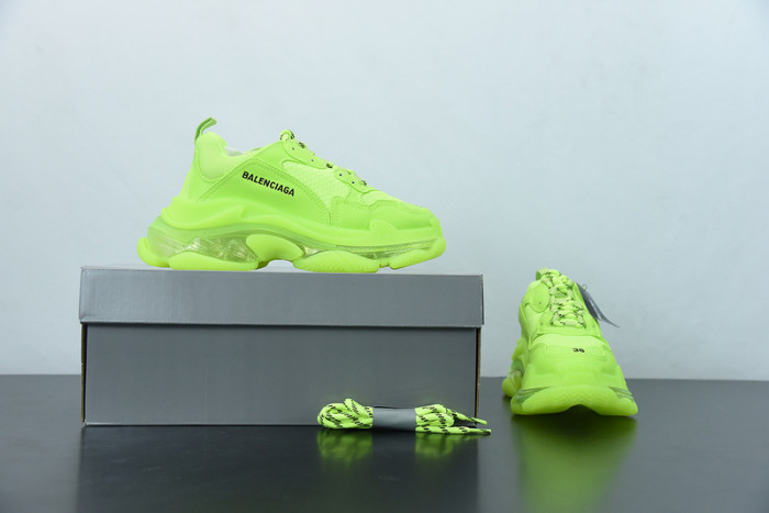 BL TRIPLE S TRAINERS CLEAR SOLE FLLO YELLOW 541624 W09O1 9002