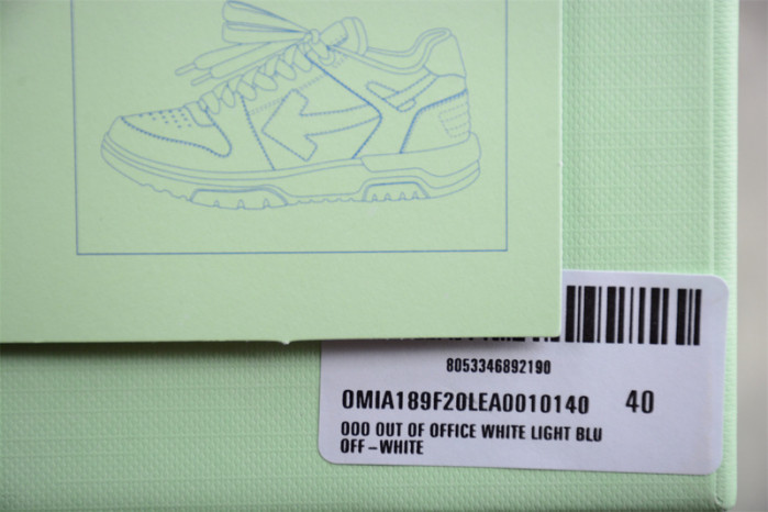 OW OUT OF OFFICE LOW-TOP SNEAKERS OW-40