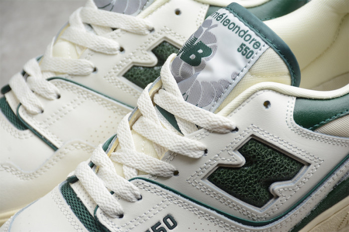 NEW BALANCE 550 AIME LEON DORE WHITE GREEN BB550ALD