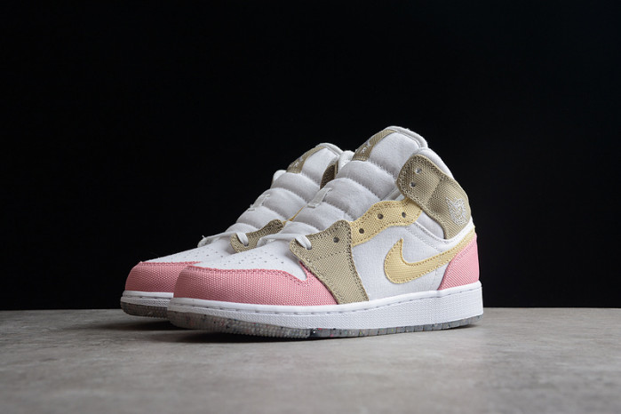 AIR JORDAN 1 MID SE Pastel Vivid Green Grind DJ0338-100