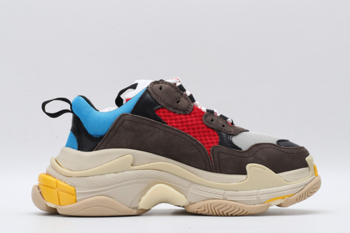 BL TRIPLE S TRAINER RED/ BLUE/ YELLOW 490673-W06E3-4365