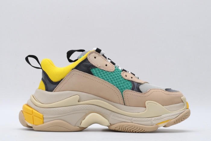 BL TRIPLE S W06E1-1000 BEIGE/GREEN-YELLOW