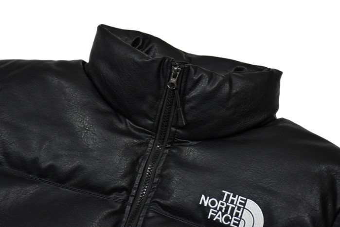 S*p*e x the n0*h f**e 17fw leather nuptse jacket