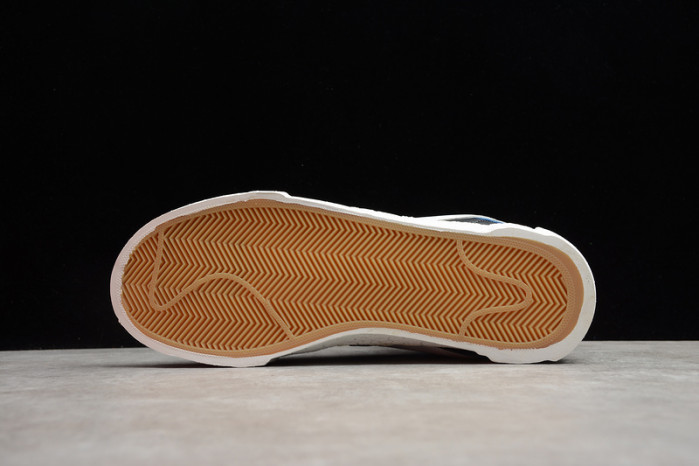 Nike Blazer High sacai White Black Legend Blue - BV0072-001