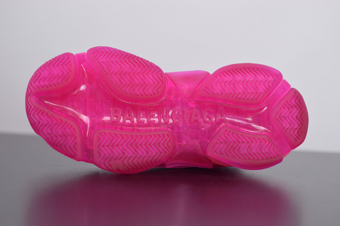 BL TRIPLE S TRAINERS CLEAR SOLE BLUE ADN RED 541624 W09O1 2132