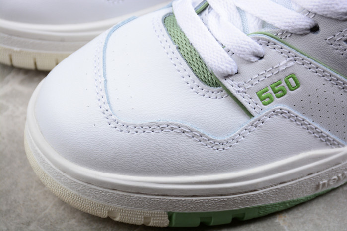 NEW BALANCE 550 WHITE GREEN BB550FS1