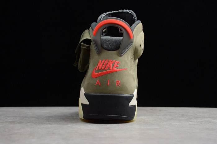 Travis Scott Air Jordan 6 Medium Olive - CN1084-200
