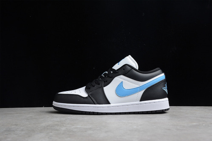 WMNS AIR JORDAN 1 LOW ''BLACK UNIVERSITY BLUE'' DC0774-041