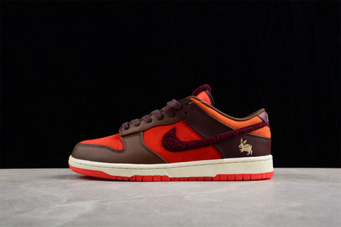 Nike DUNK LOW ''YEAR OF THE RABBIT - BROWN ORANGE'' FD4203-661