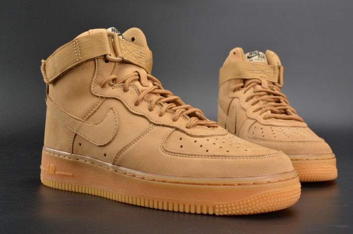 NIKE AIR FORCE 1 HIGH “FLAX” 882096-200