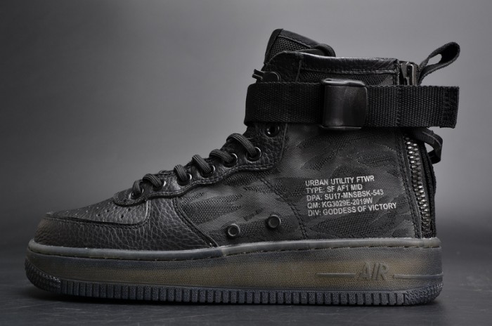 Nike Air Force 1 Mid “Tiger Camo” black mens AA7345-001