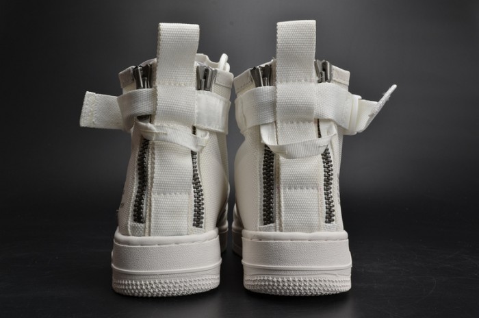 Nike Air Force 1 Mid “Triple Ivory” white AA6655-100