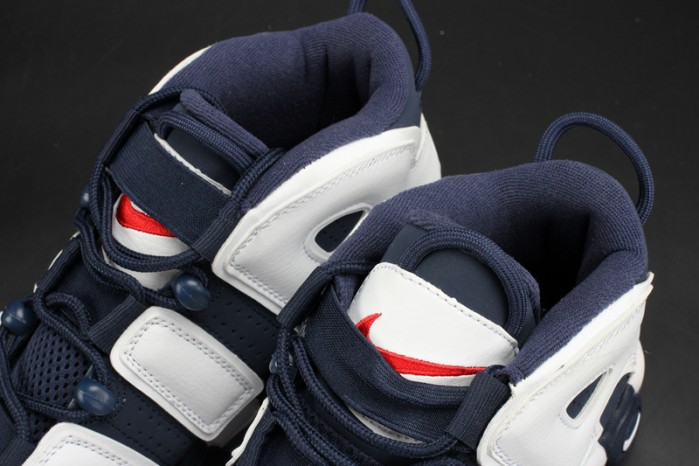 Nike Air More Uptempo “Olympic” White/Midnight Navy mens 414962-104