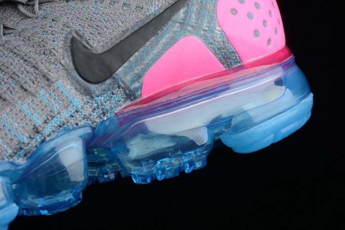 Nike Air VaporMax 2 “Gunsmoke” Orbit-Pink/ Blast-Blue womens 942843-004